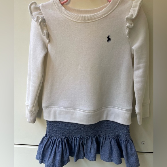 Polo Ralph Lauren Sweatshirt and Denim Dress Size
3T - Picture 2 of 4